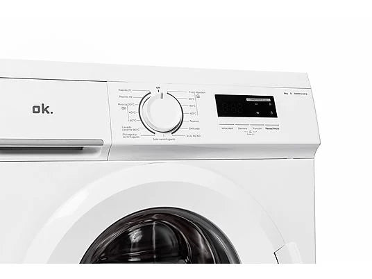 Lavadora carga frontal – ok. OWM 6143 D, 6 kg, 1000 rpm, 15 Programas, Blanco
