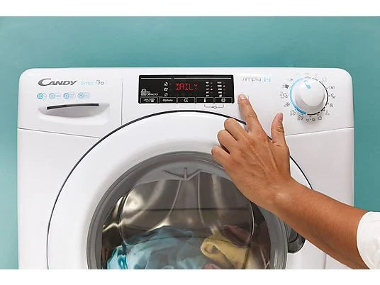Lavadora carga frontal – Candy Smart Pro CO 12105TW4/1-S, 10 kg, 1200rpm, Wi-Fi, 16 Programas, Blanco