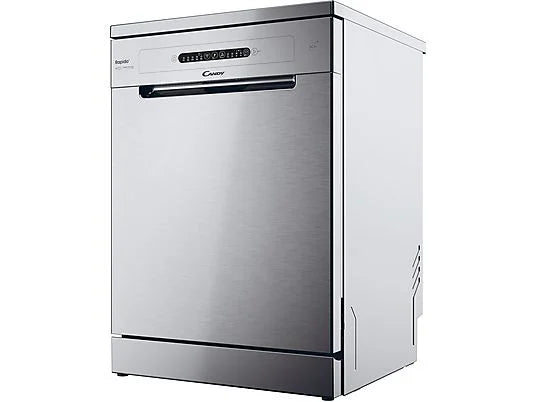Lavavajillas – Candy Rapido’ CF 3C7L0X, 13 servicios, 5 programas, 60 cm, Motor Inverter, Wi-Fi, Inox