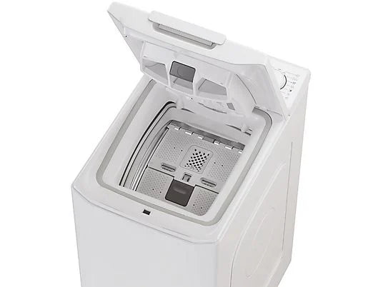 Lavadora carga superior – CANDY TCA473D3-S, 7 kg, 17 programas, Blanco